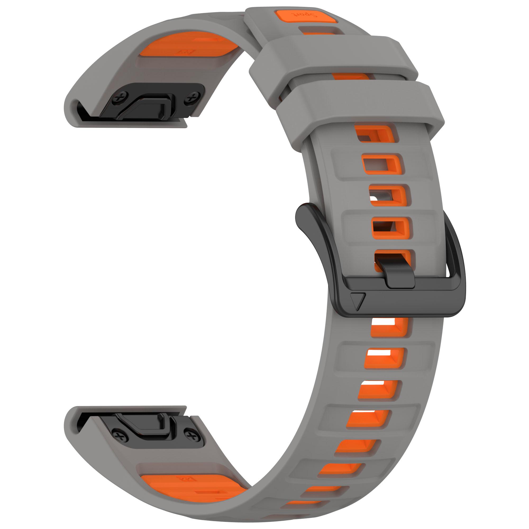 

26-мм ремінець для Garmin Fenix 8 51 мм/Enduro 3/Instinct 2X Універсальний силіконовий ремінець для годинника K