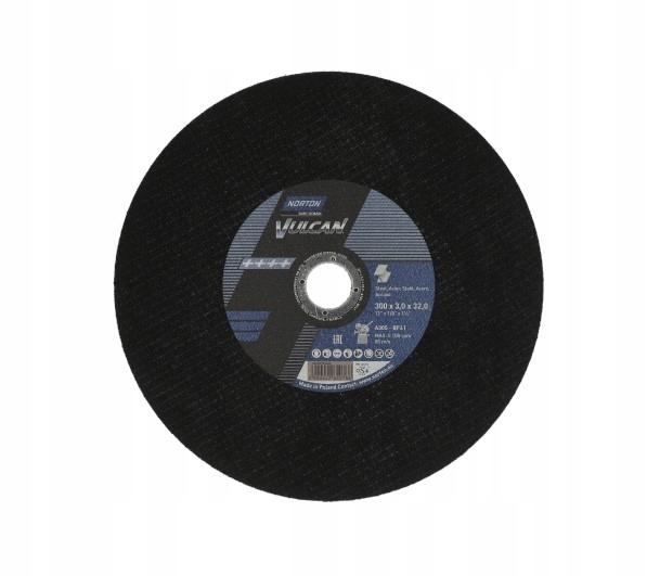 Tarcza do cięcia metal stal inox norton vulcan 300x3.0