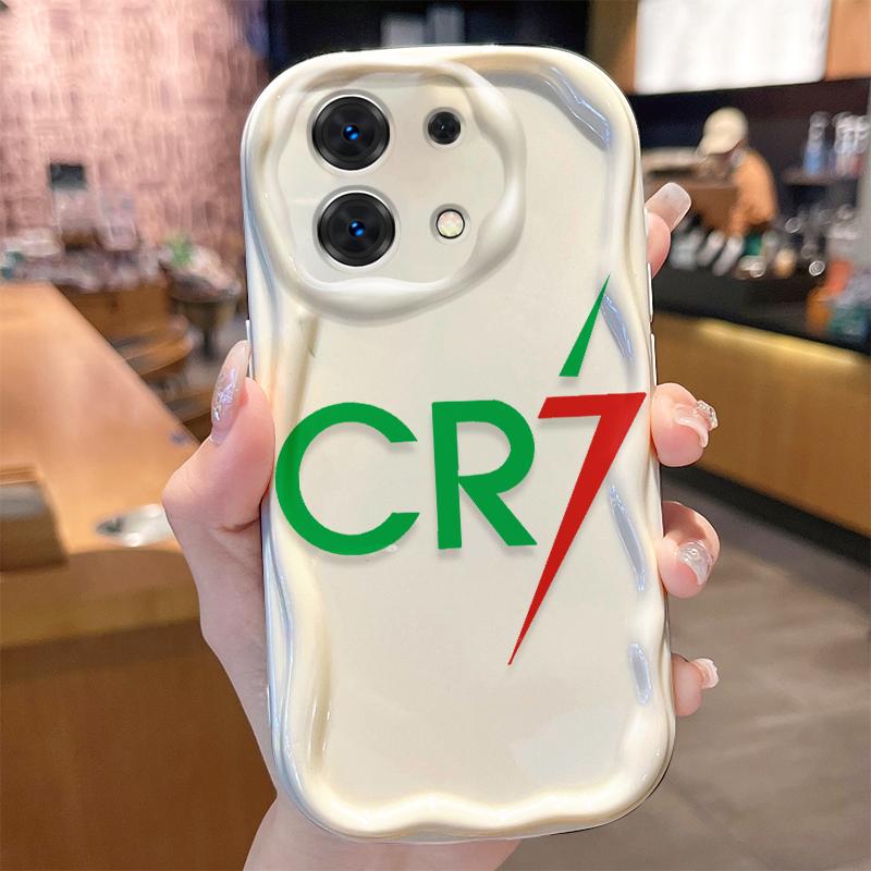 Coque CR7 pour Xiaomi Redmi Note 14 13 12 11 10 Pro Plus 5G 9 14C 13C 4G 12C 10C 10S A2 A1 Coque antichoc souple en silicone liquide