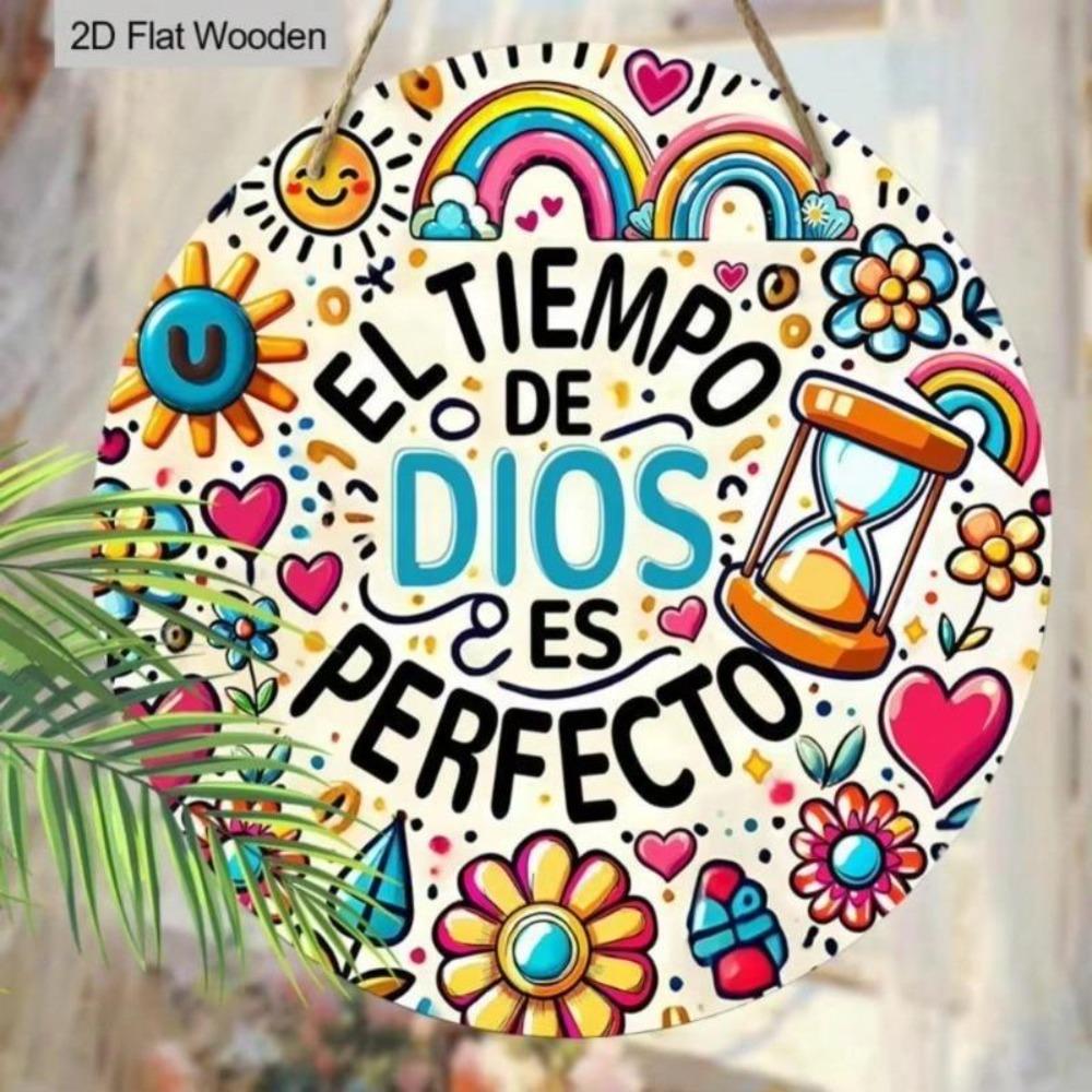 Iron Wall Art 2D Flat Sign Holiday Door Hanging Decor