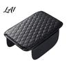 Auto Armrest Box Mat Car Center Console Cover Faux Leather Cover for Car Interior Protection Accessories Universal Middle Cushion with Side Storage