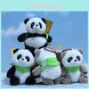 Adorable Panda Plush Toy Keychain For Cute Backpack Accessory With Soft Pp Cotton Filling