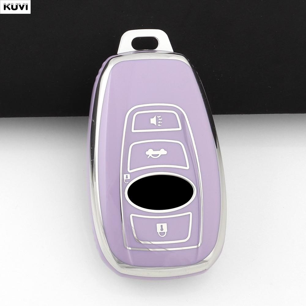 New Tpu Car Remote Key Case Cover Shell Fob For Subaru Brz Xv Forester Legacy Outback Key Chain Auto Accessories Protected