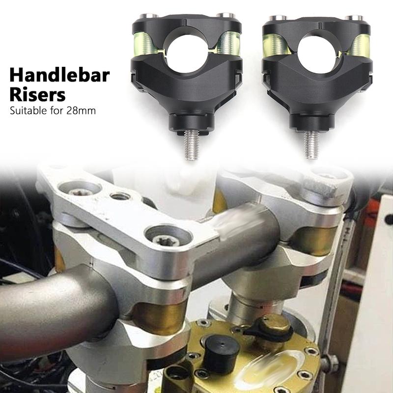 1-1/8" Risers Mounting Bar Adjustable Progressive Damping Handlebar 28mm For 1290 Super Adventure 690 Duke 790 Adv 1190 ADV