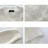 V-neck Imitation Mink Sweaters Women Thickened Knitted Pullovers Ladies Autumn Winter Warm Solid Loose Casual Jumpers