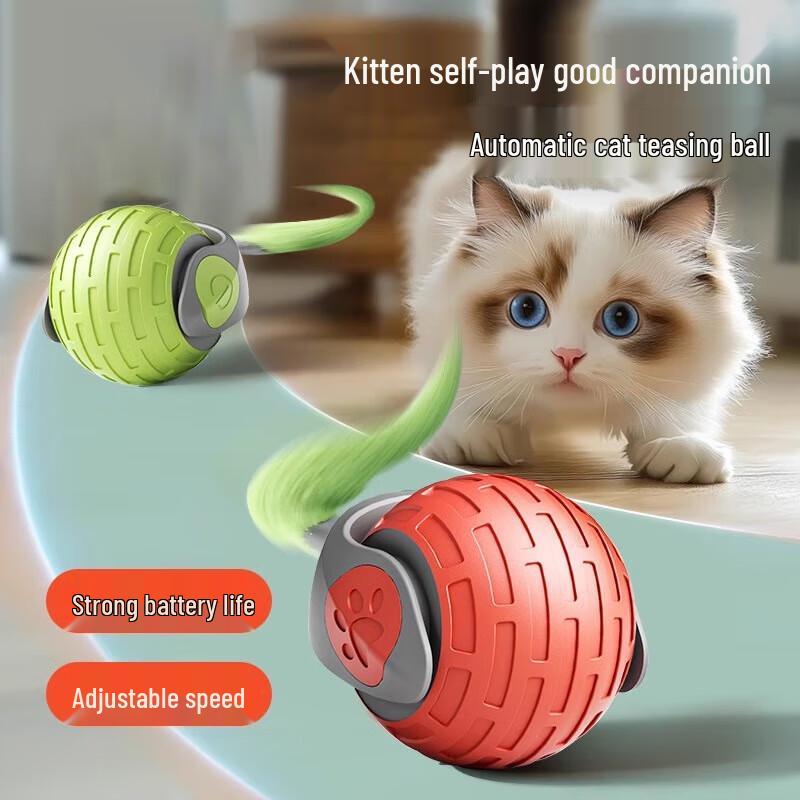 Smart Interactive Self-Rolling Cat Toy Ball