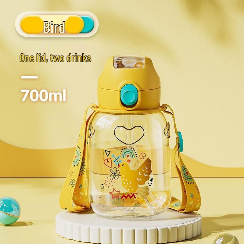 JEKO&JEKO Kids Tritan Dual-Drink Sport Water Bottle