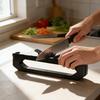 1/2Pcs Knife Sharpener Multi-blade Easy To Use No Oil Required Water Sharpening Tool Portable Kitchen Blade Sharpener