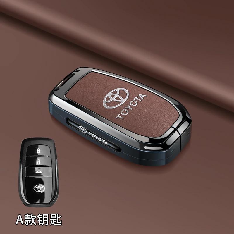 

2 3 Buttons Car Remote Key Case Cover For Toyota Prius Camry Corolla CHR C-HR RAV4 Land Cruiser Prado Holder Fob Accessories