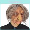 Masque Vieille Dame en Latex Pour Fête d'Halloween, Costume et Farces Amusantes