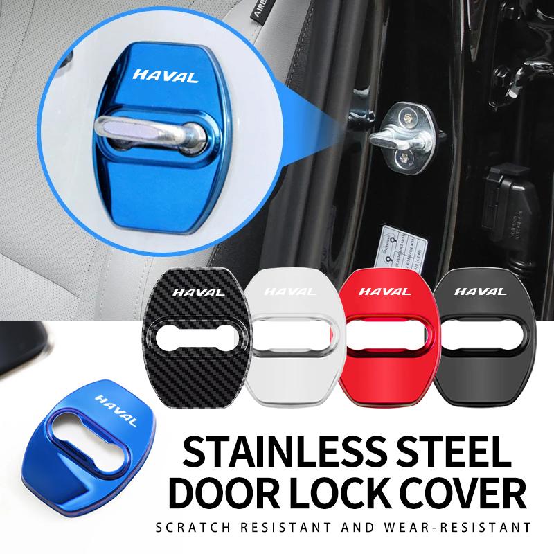 Car Door Lock Buckle Catch Protective Cover Decoration Rust Trim For Haval H6 F7 H9 H2 Jolion F7X F7H H5 H7 H2S H8 H3 H4 H1 F5