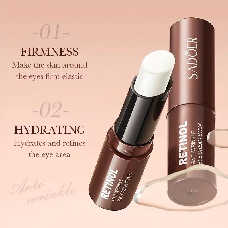 Retinol Eye Cream Stick Removing Anti Dark Circles Under The Eyes Moisturizing Firming Eyes Brighten Eye Skin Care Products