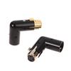 1Pc Audio Adapter Plug Adjustable Male To Female Right Angle Xlr Connector Metal Adapter 3Pin Black (Xlr 90 Degree Adapter)