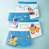 4 PCS Kids Boxer Underwear Cotton Cute Cartoon Vehicle Children Shorts Underpants Soft Boy Panties 3-12 Years Old