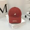 Department Letter B Embroidered Brim Casual Fashion Versatile Street Soft Top Cap Baseball Cap Couple Hat New