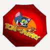 1pc Tom Jerry Adventures Umbrella with Plastic Handle,Suitable for All Seasons Travel Outdoor Multi-functional UmbrellaDCS140