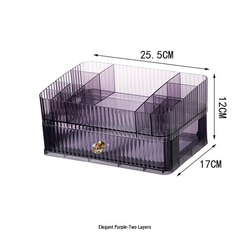 Multilayer Desktop Cosmetic & Jewelry Organizer with Drawer