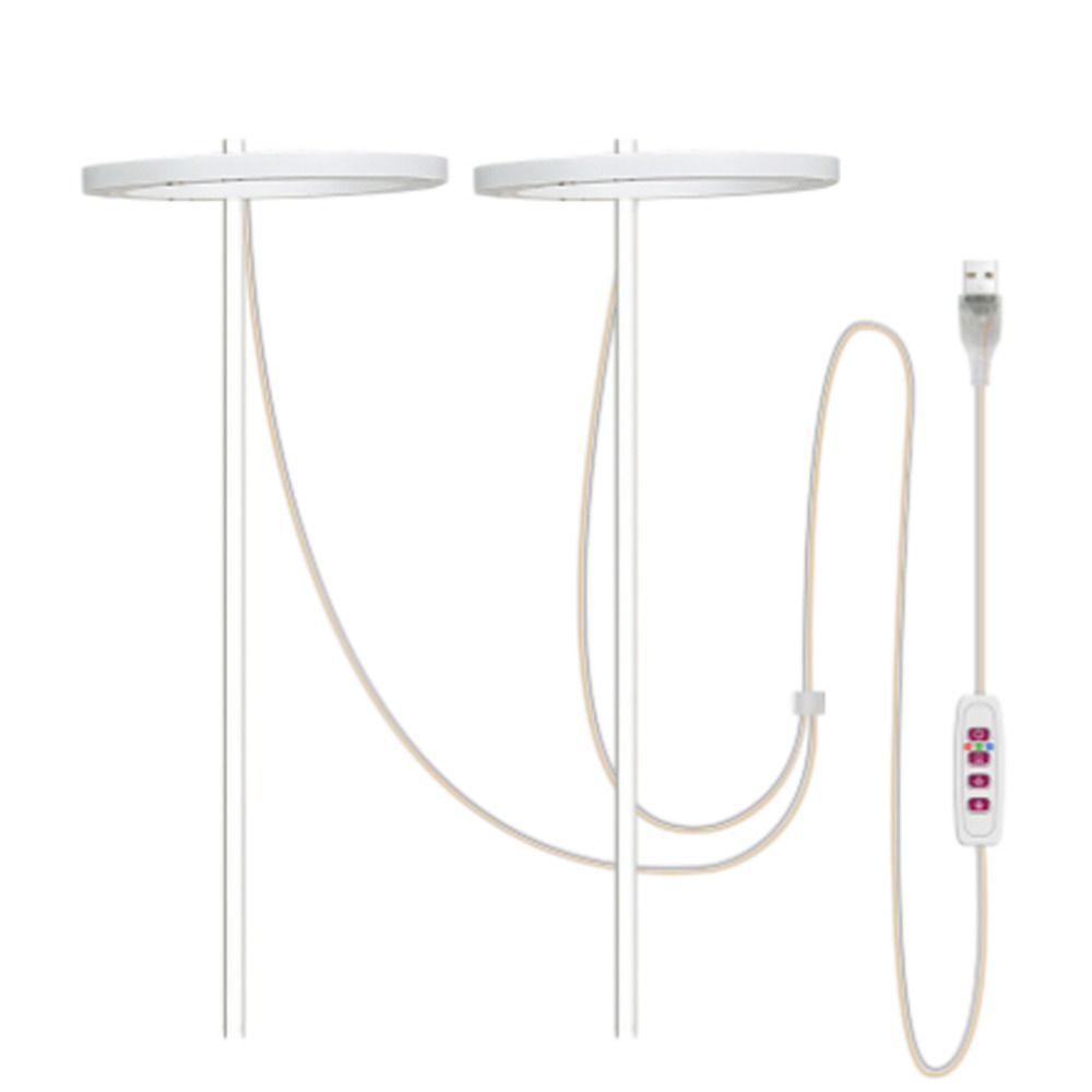 5V Full Spectrum Flower For Indoor Plants Herb Potted Ring Light Growing Lamp LED Light Plant Light