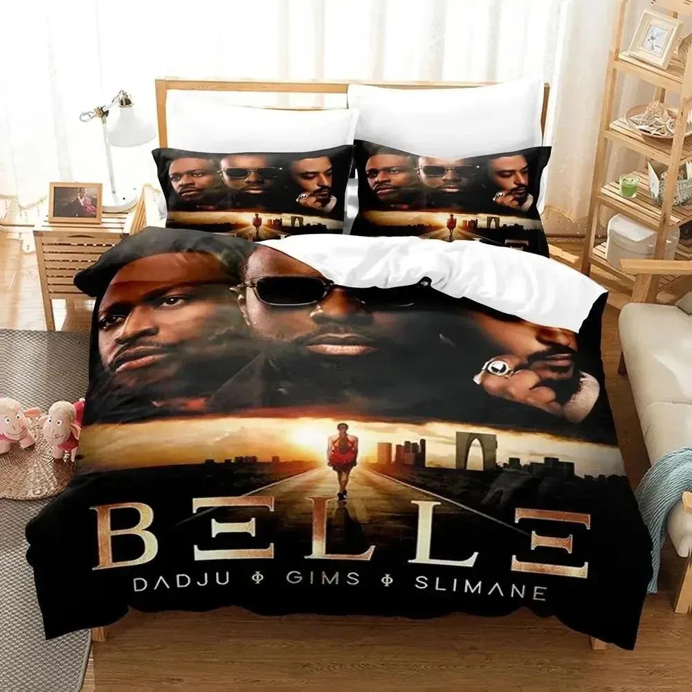 

Comforter 3D Print Singer Dadju Prince Dadj Bedding Set Bed Set Comforter King Queen Size Boys Adult Comforter (quilt)-EU Single(135*200cm)3pcs