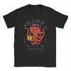 Leisure Japanese Octopus Chef TShirt for Men Round Collar Cotton T Shirts  Short Sleeve Tee Shirt Plus Size Clothes
