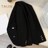 Damen Casual Anzug Büro Dame Blazer Jacke Mode Loose Fit Damenmantel Frühling Herbst Kleidung für Arbeit und Freizeit