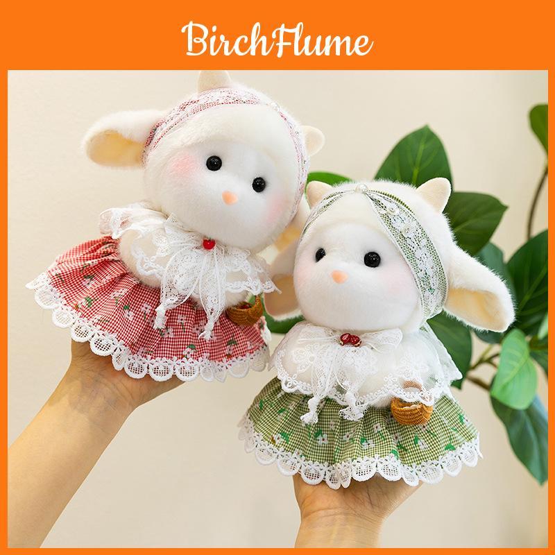 Plush Sheep Keychain With Soft Polyester Fill For Gift And Backpack Decor