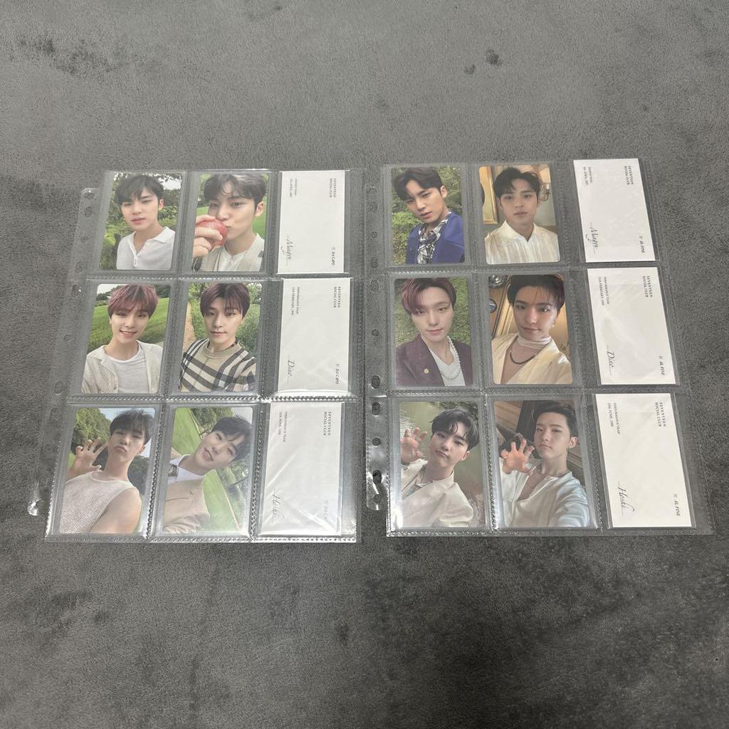 [USED] SEVENTEEN Social Club Photobook Trading Cards