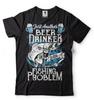 Funny Fishing T-shirt Fisherman Tee Shirt Gift For Fisherman Beer T-shirt Humor Fishing Tee