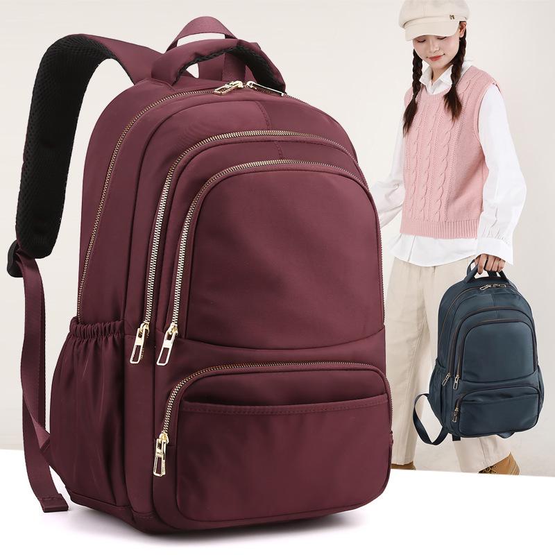 Clearance Anti-Theft Waterproof Backpack: Fashionable Oxford Cloth, Unisex, Large Capacity for Travel and Laptop