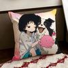 TTakopis Original AnimeSin Cushion Cover Reversible Soft Durable Pillow Cover Home  Car MultiScene Use for Daily Comfort