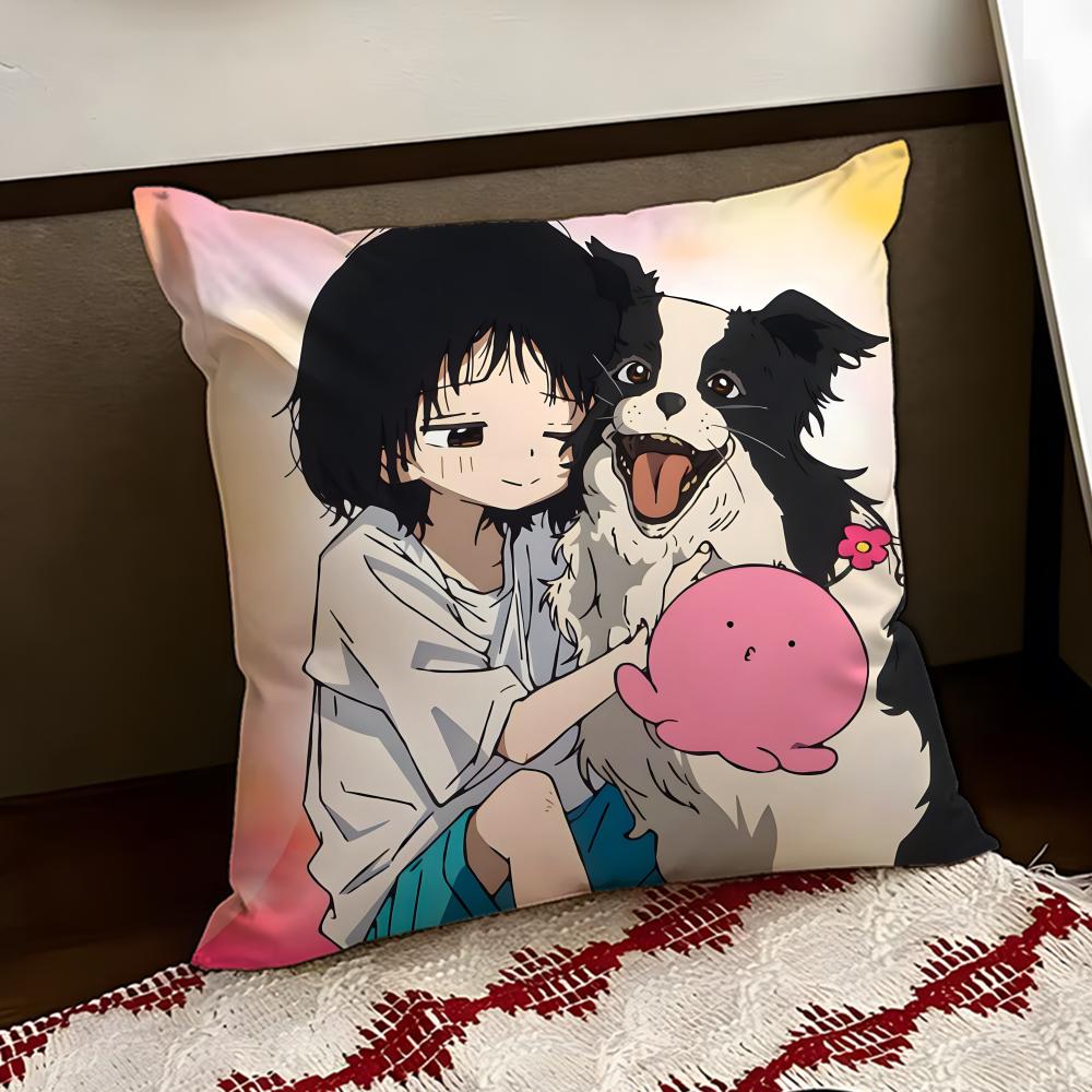 TTakopis Original AnimeSin Cushion Cover Reversible Soft Durable Pillow Cover Home Car MultiScene Use for Daily Comfort