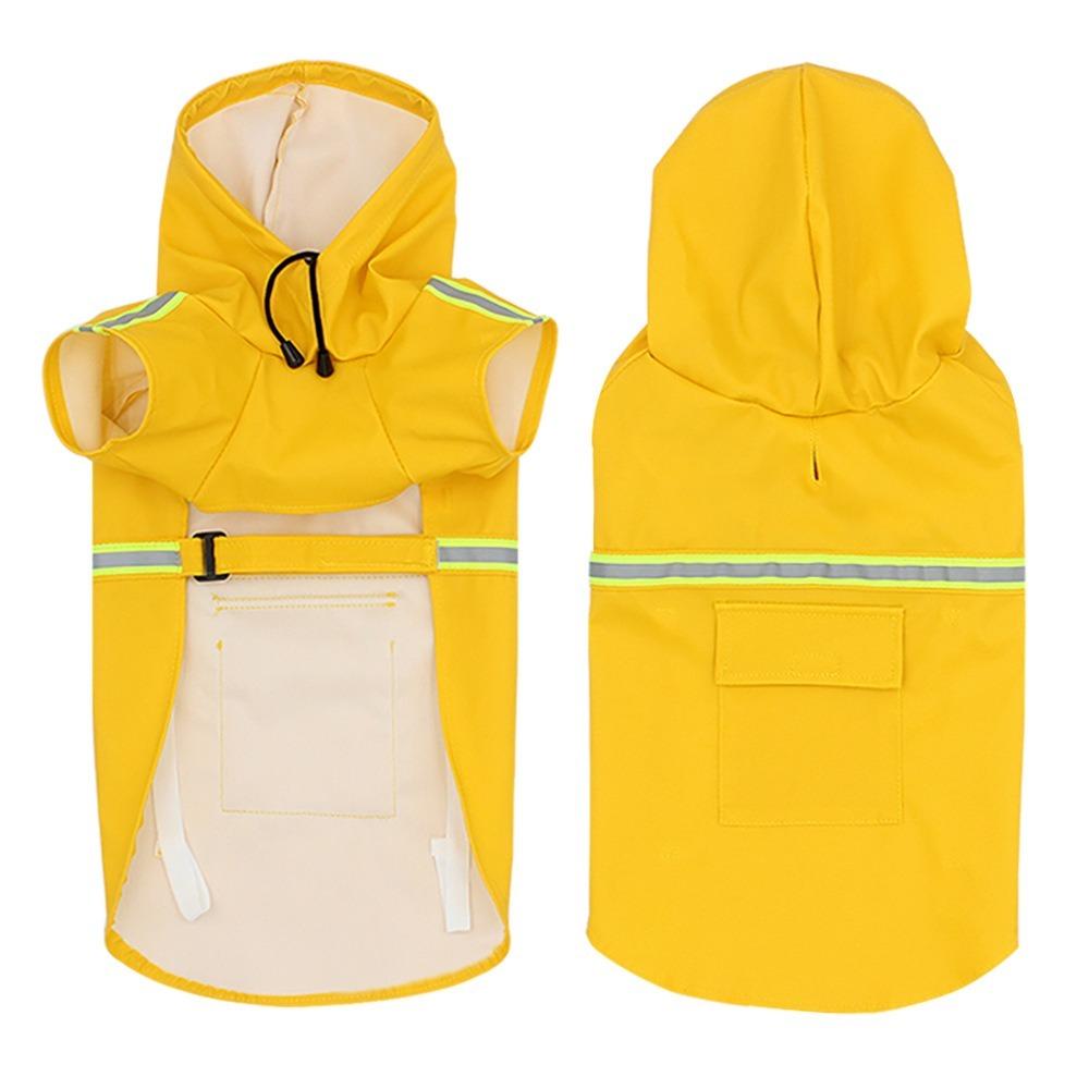 Adjustable Rain Coat High-Visibility Pet Coat Pet Supplies Pet Rain Jacket  Summer