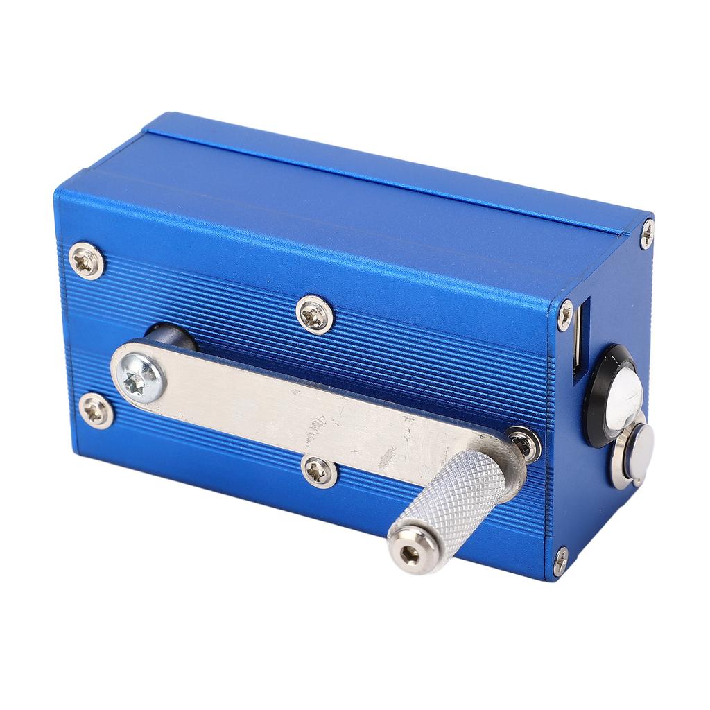 Handkurbelgenerator mit COB-Lampe, tragbarer USB-Notladegerät-Generator für den Außenbereich