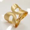 Womens Hollow Alloy Cuff Bracelet Trendy Statement Jewelry Everyday Wear