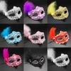 Damen Spitzenfeder Maske Cosplay Maskerade Karneval Party Requisiten Damen Halbgesichtsmaske Sexy Kostüme Spielmasken Für Mädchen