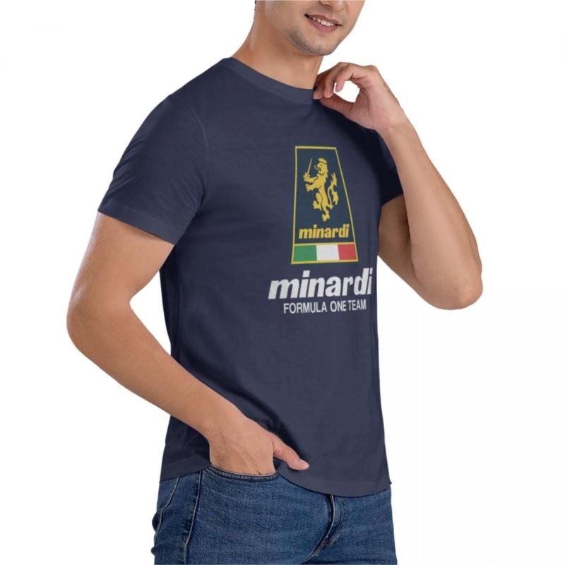 Summer Fashion T-shirt Men Minardi Racing Team Classic T-Shirt Mens Plain T Shirts Cute Tops Funny T Shirts