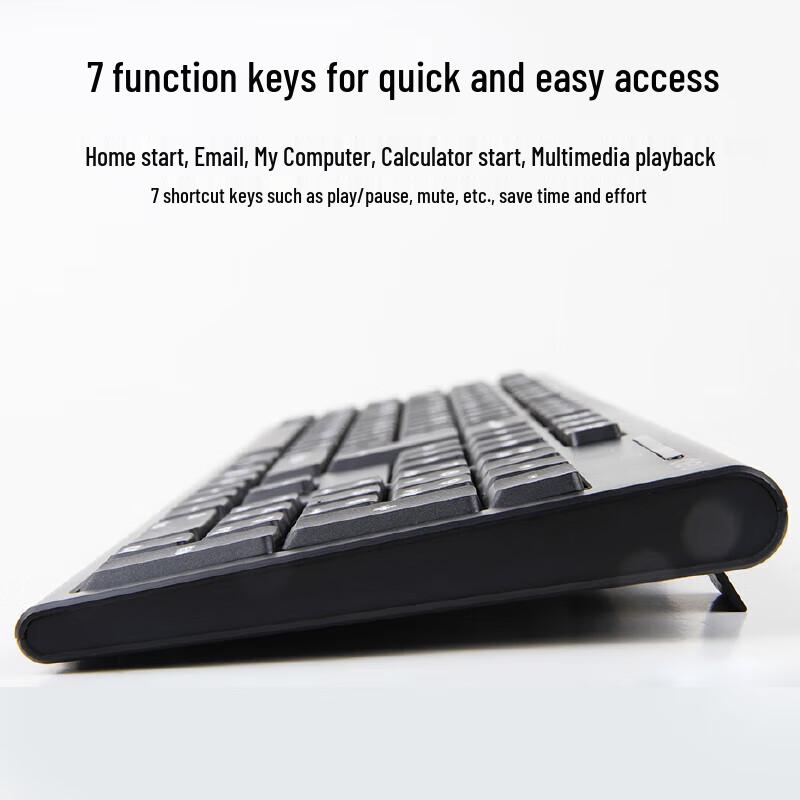 Deli 2.4G Wireless Office Keyboard and Mouse Set