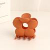 Fashion Flower Hair Claws for Women Hair Clips Crab Clamps Frosted Ponytail Shark Clip Headdress Hair Accessories
