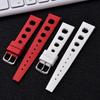 New Design Fluororubber FKM Watch Strap 20mm 22mm Tropical Strap Quick Release Watch Band For Traditional DivingWatch Accessorie