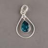 Apatite Gemstone 925 Sterling Silver Jewelry Handmade Pendant For Birthday Gift PP-3-12