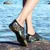 Men Elastic Soft Aqua Shoes Women Light Quick Dry Wading Sneakers For Seaside Walking Surfing Shoes Slip-on Swimming Shoes Size 35-46