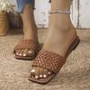 2025 Summer New Arrival Fashionable Casual Comfortable Solid Color Sandals Elegant Casual Flat Women's Slippers