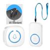 Wireless A6 Doorbell with Emergency Wristband and Lanyard - Long-Range European/American Standard
