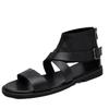 Men's Summer Roman Cowhide Sandals - Trendy Lightweight Beach Shoes