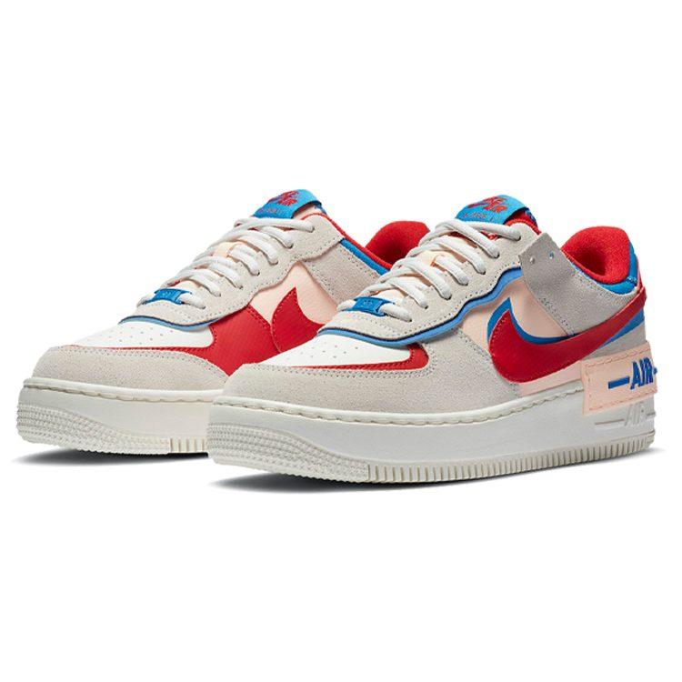 Nike Air Force 1 Shadow 'Sail Royal Red' Women's CU8591-100