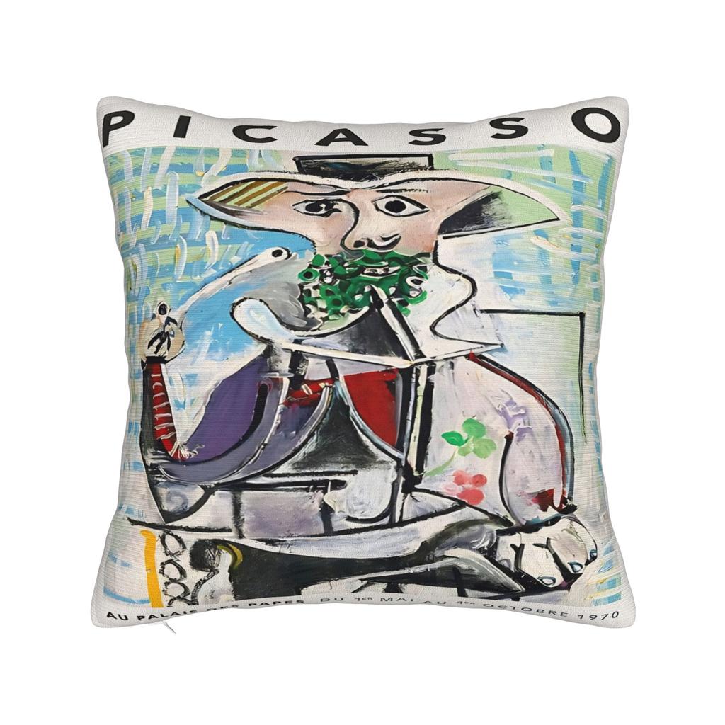 Pablo Picasso Art Pillow Cover Spanish Artist  Vintage Pillow Case For Sofa Couch Bed Living Room Soft Pillowcases Gift