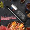 LCD Digital Food Thermometer with Foldable Probe Kitchen Cooking BBQ Grill Temp Tester Black