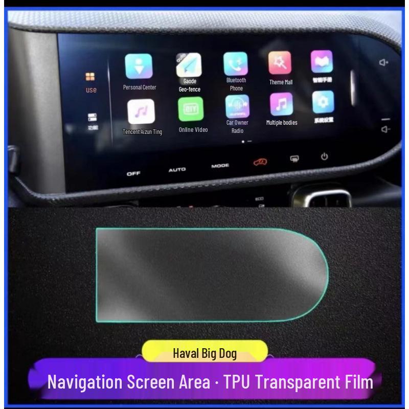 Haval Big Dog Center Console Interior Protection Film for Car Modification