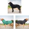 Solid Color Warm Winter Dog Clothes Windproof Thickened Dog Anxiety Vest Soft High-Neck Dogs Calming Jacket Walking