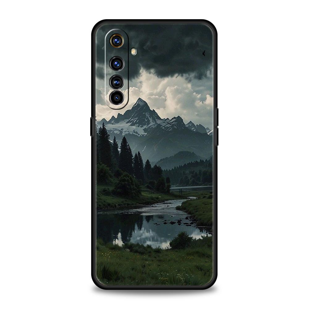Mountain Forest Phone Case For Oppo A3S A15 A17 A31 A95 Find X5 X6 Pro A54 A53 A52 Reno 6 7 8 SE Z Pro 5G Soft TPU Cover Capas